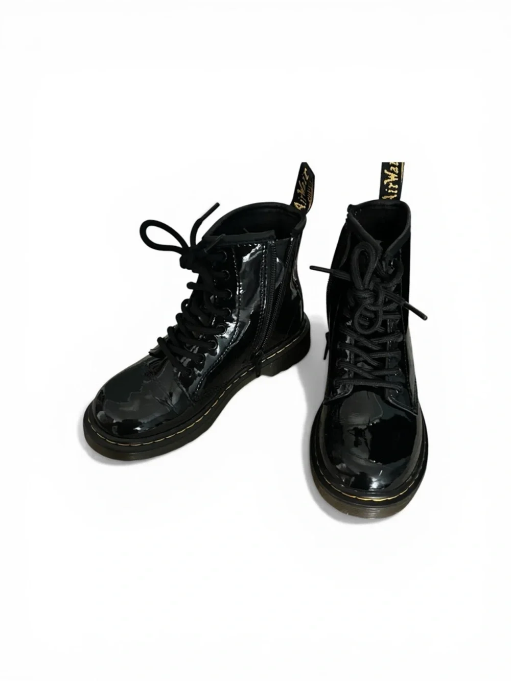 Dr. Martens shiny patent